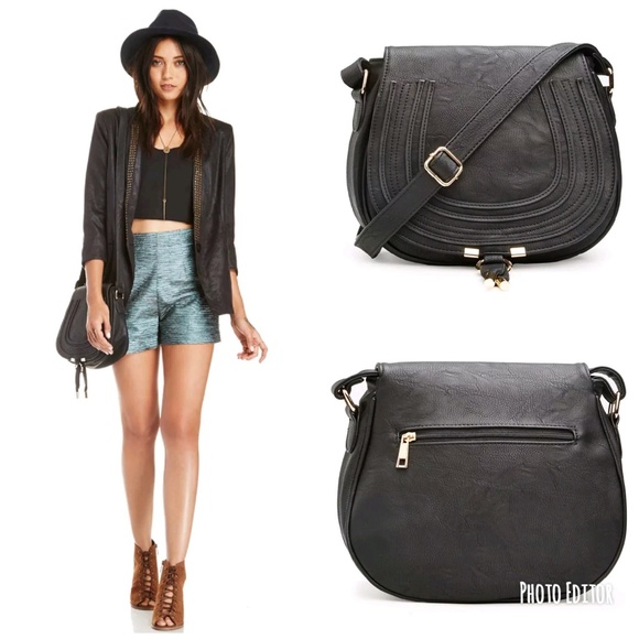 Bags New Vegan Leather Saddlebag Purse Poshmark